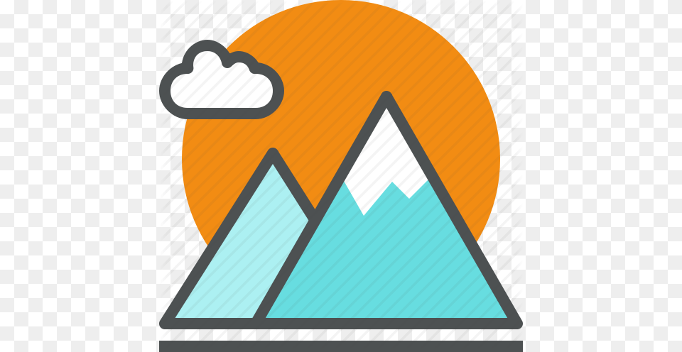 Peak Clipart Outdoors, Triangle, Nature Png