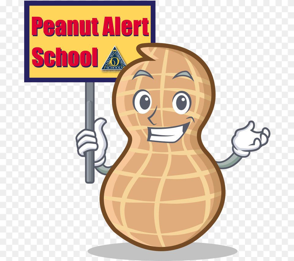 Peanut Alert Icon Peanut Character, Vegetable, Produce, Plant, Nut Png
