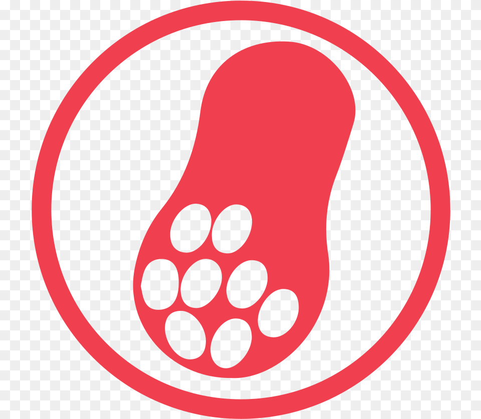 Peanut Allergy Red Icon Food Allergen Peanuts Icon, Footprint, Ammunition, Grenade, Weapon Free Transparent Png