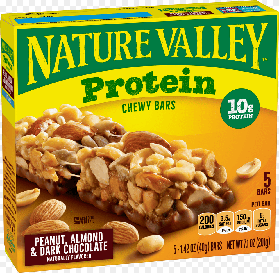 Peanut Almond Amp Dark Chocolate Nature Valley Protein Bars Png