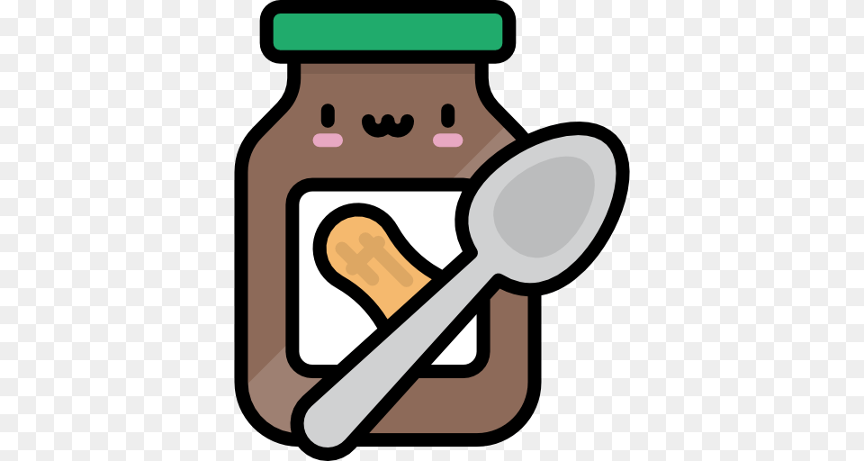 Peanut Butter, Cutlery, Spoon, Smoke Pipe, Jar Png