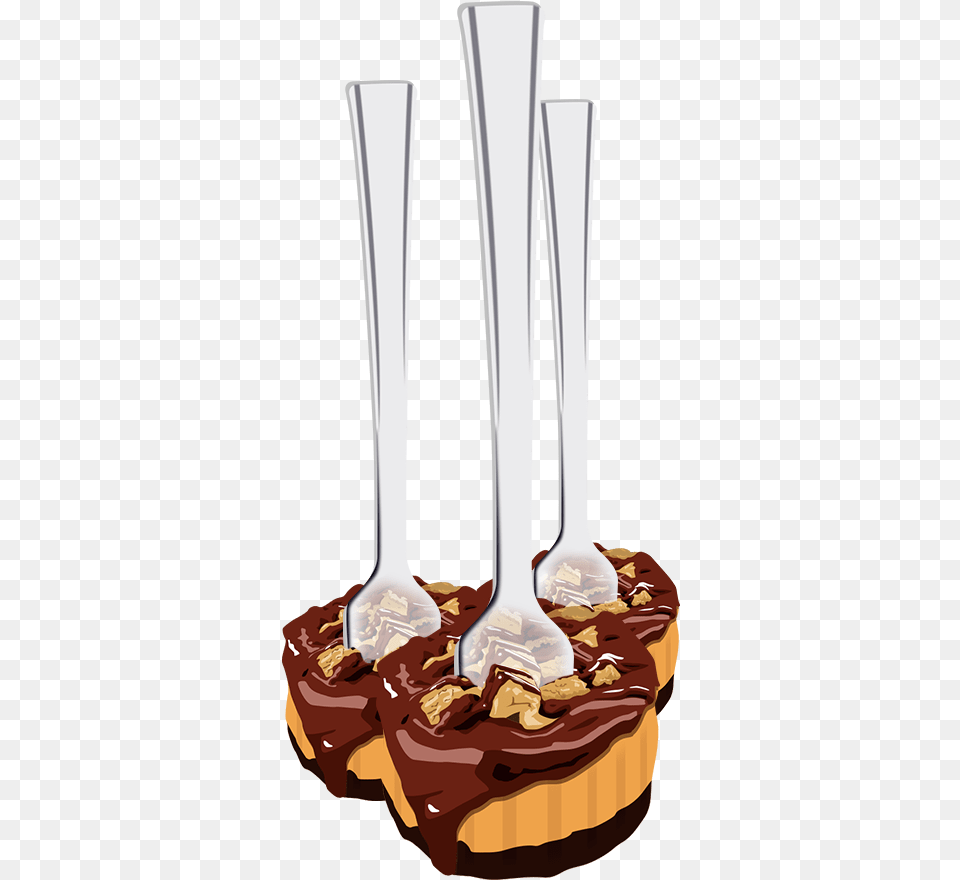Peanut Butter Amp Choc Chocolate, Cutlery, Fork, Spoon, Smoke Pipe Free Png Download