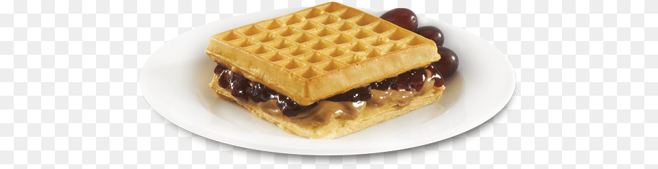Peanut Butter And Jelly Waffles Belgian Waffle, Food, Burger Png