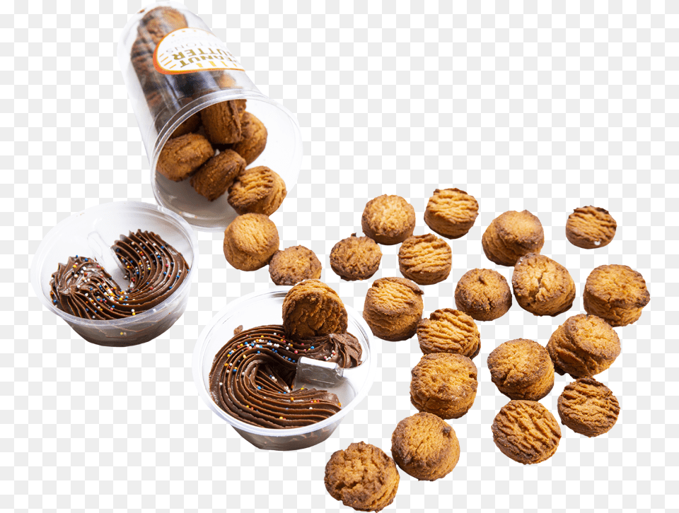 Peanut Butter Button Cookie Cup Chocolate, Food, Nut, Plant, Produce Png