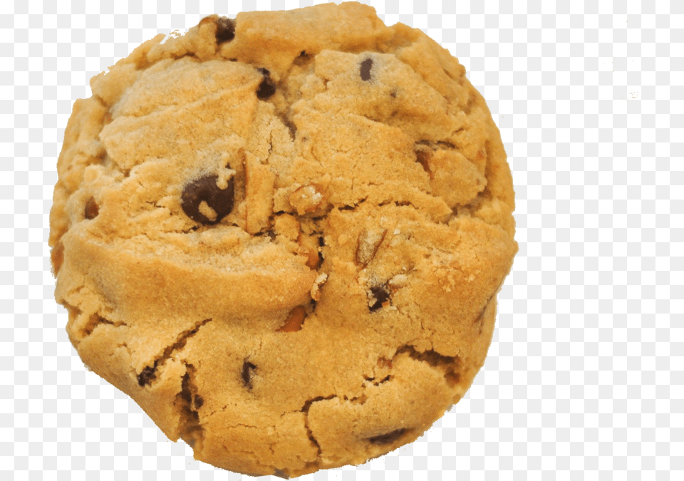 Peanut Butter Chocolate Pretzel Chocolate Chip Cookie, Bread, Food, Sweets Free Transparent Png