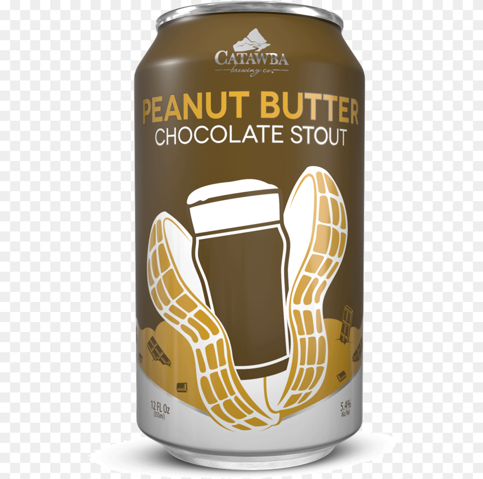 Peanut Butter Chocolate Stout Catawba, Alcohol, Beer, Beverage, Can Free Transparent Png