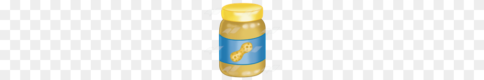 Peanut Butter Clipart Jam Jar, Food, Bottle, Shaker, Mustard Free Png Download