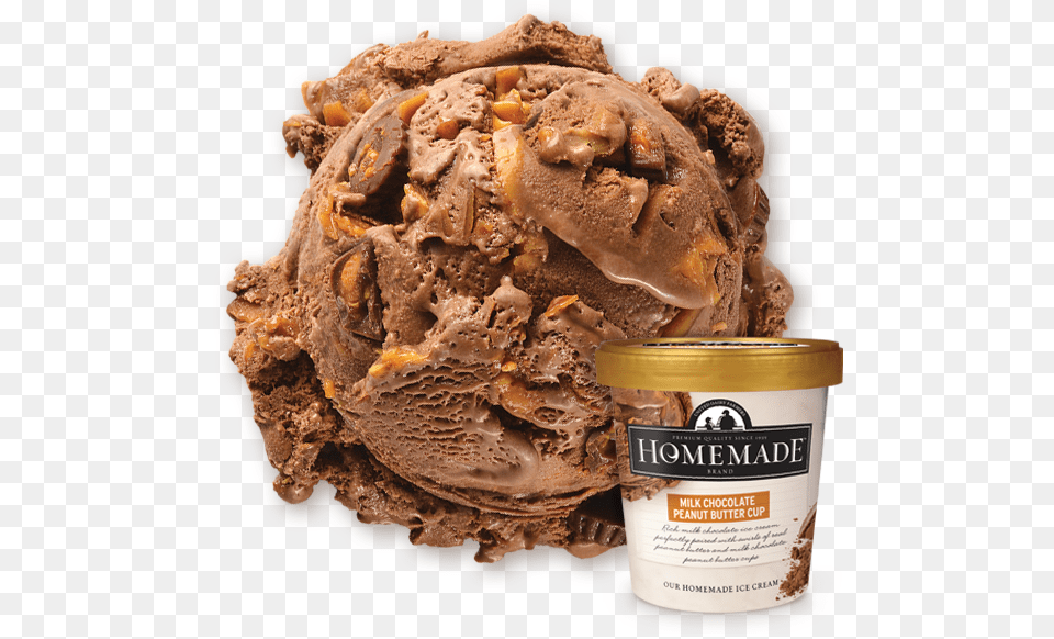 Peanut Butter Cup, Cream, Dessert, Food, Ice Cream Png