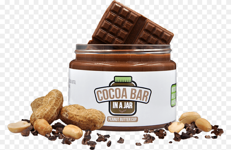 Peanut Butter Cup Cocoa Bar In A Jar Cocoa Bar In A Jar, Bread, Food, Nut, Plant Png