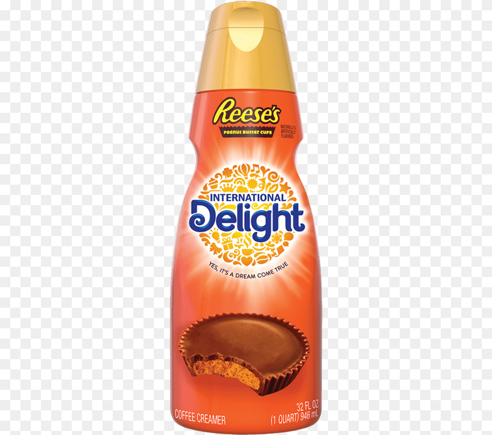 Peanut Butter Cup Coffee Creamer Delight Coffee Creamer, Food, Ketchup Png