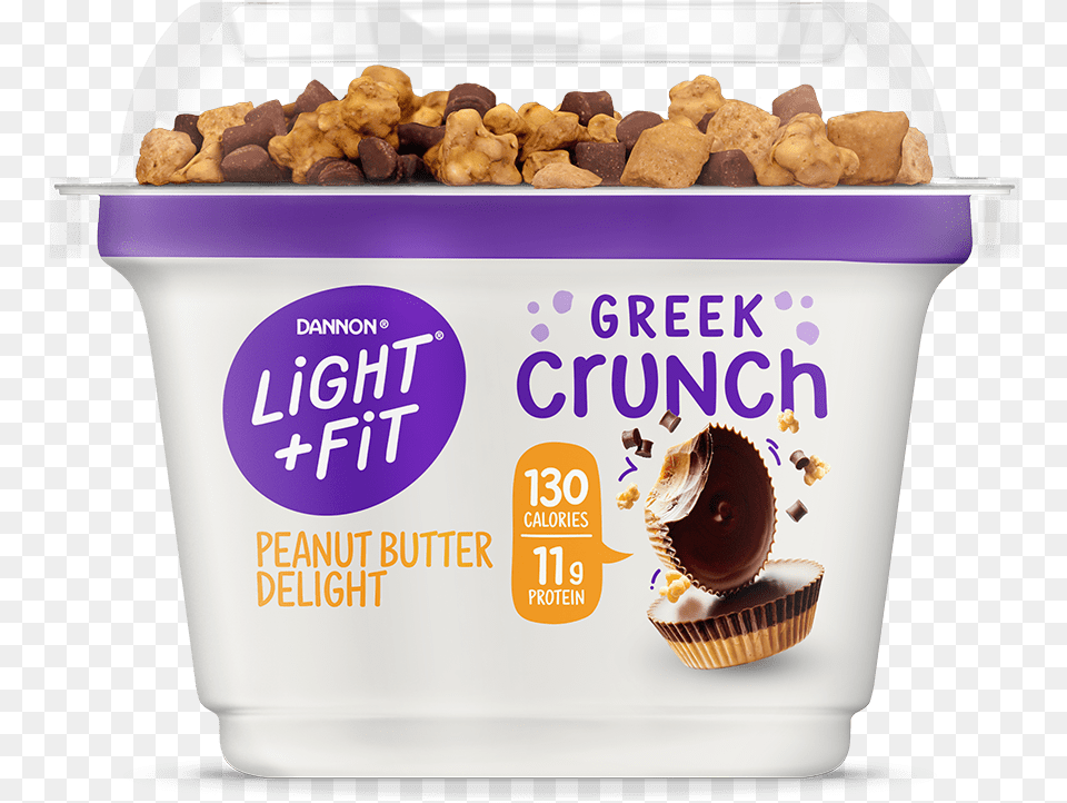 Peanut Butter Delight Greek Crunch Light U0026 Fit Light And Fit Greek Yogurt Crunch, Cream, Dessert, Food, Ice Cream Free Transparent Png