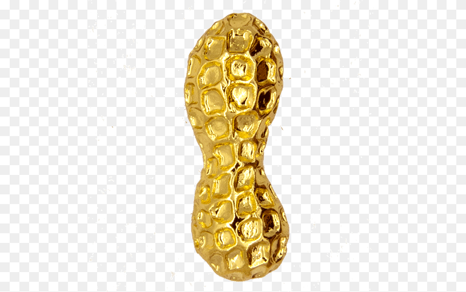 Peanut Pin Gold Godertme Brass, Food, Nut, Plant, Produce Free Png
