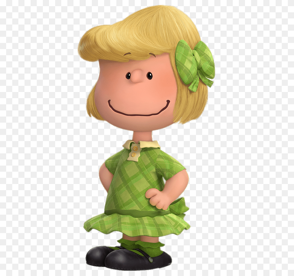 Peanuts Character Patty Green Dress, Doll, Toy, Face, Head Free Png Download