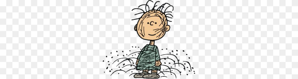 Peanuts Character Pig Pen, Art, Baby, Person, Painting Png Image