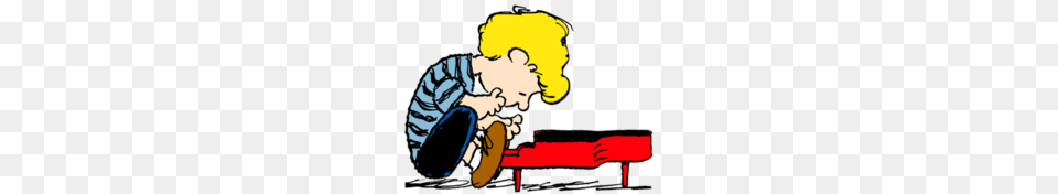 Peanuts Character Schroeder Playing The Piano, Person, Performer, Head Png Image