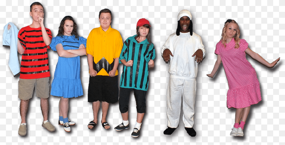 Peanuts Gang Halloween Costumes, Hat, T-shirt, Person, People Free Transparent Png