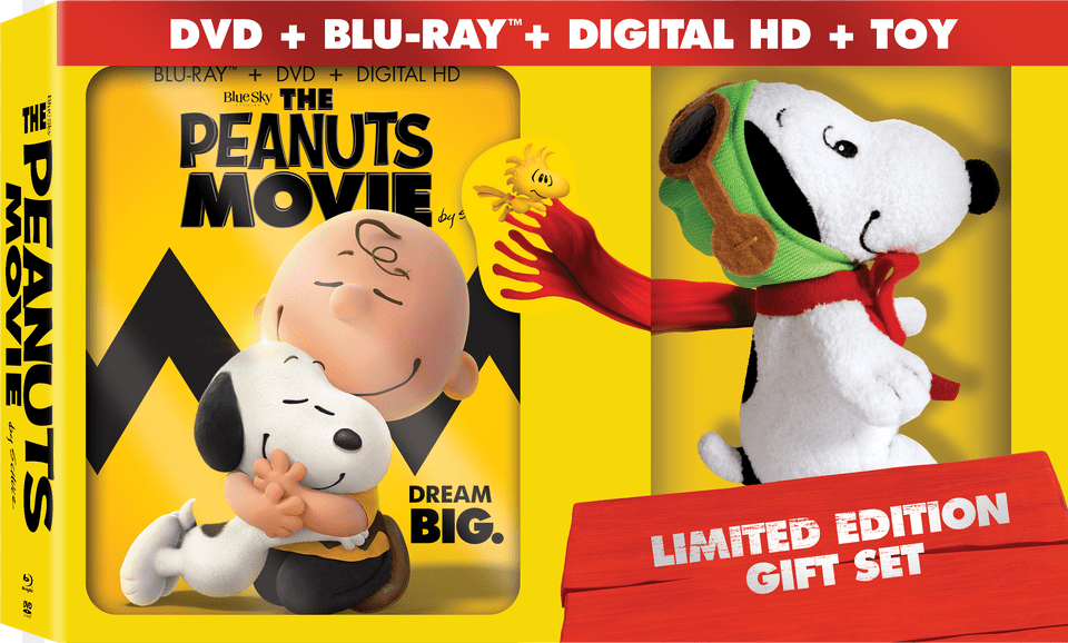 Peanuts Movie Limited Edition Gift Set, Gray Png