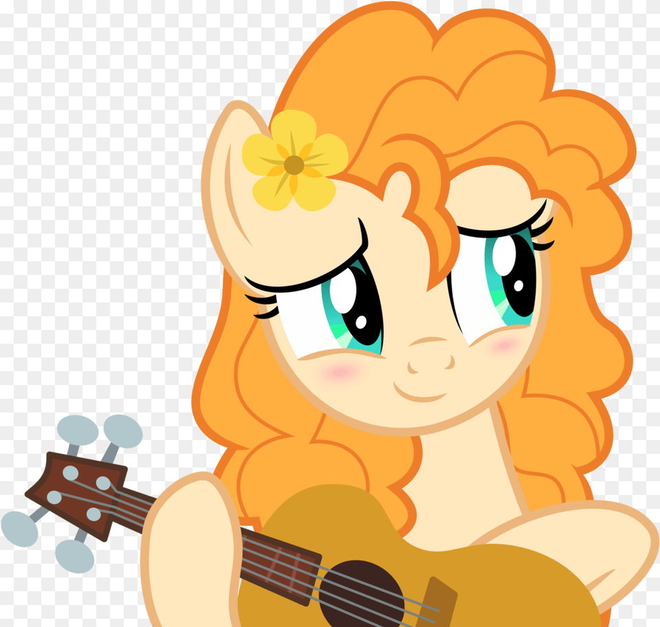 Pear Butter My Little Pony, Guitar, Musical Instrument, Person, Face Free Png