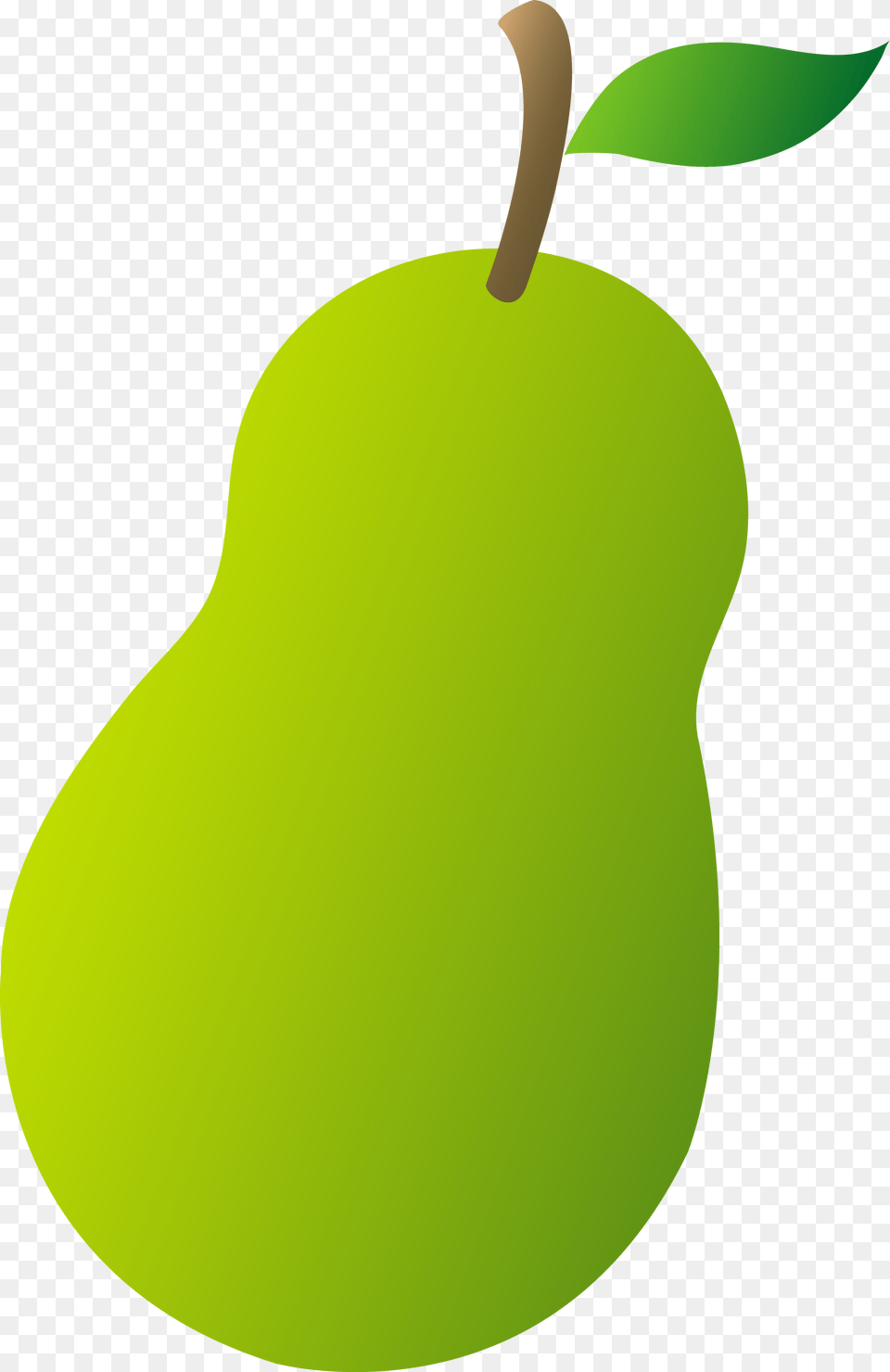 Pear Cartoon Clipart Pear Clip Art, Green, Leaf, Plant, Tree Free Png Download
