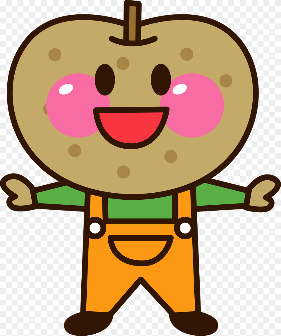 Pear Character Clipart Free Png