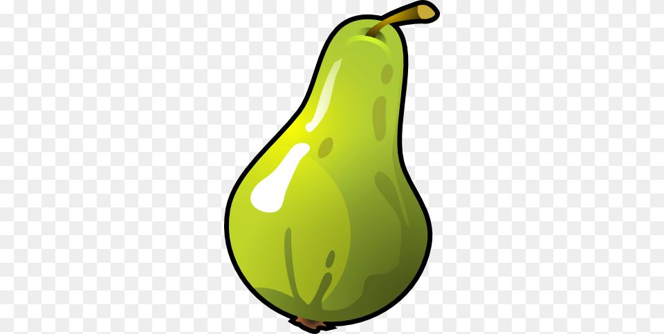 Pear Clip Art Look, Food, Fruit, Plant, Produce Png Image