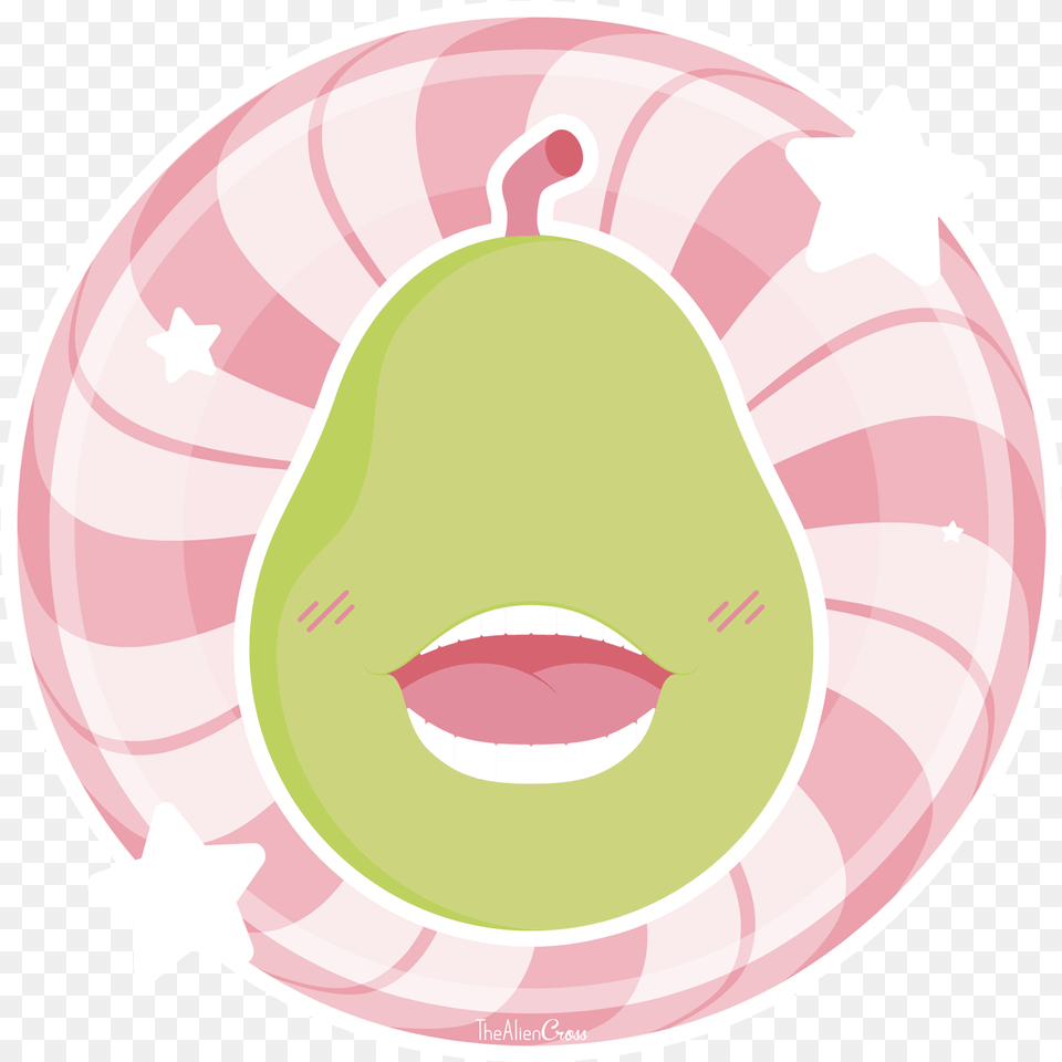 Pear Clipart Kawaii Happy, Food, Fruit, Plant, Produce Free Png Download