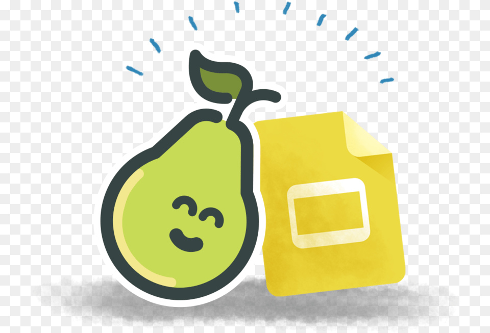 Pear Deck Pearyvslidespng Pear Deck Google Slides, Bag, Food, Fruit, Plant Png Image