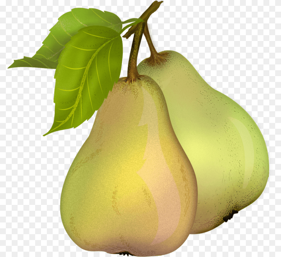 Pear Duo, Food, Fruit, Plant, Produce Png
