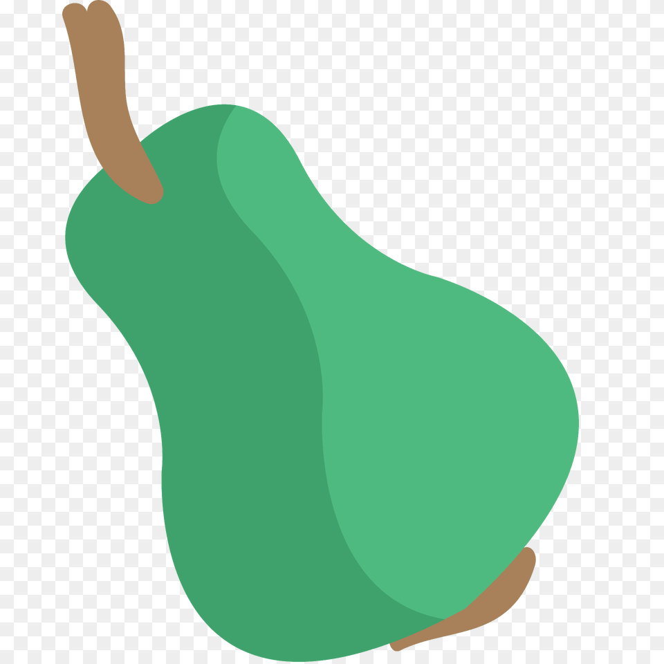 Pear Emoji Clipart, Food, Fruit, Plant, Produce Png Image