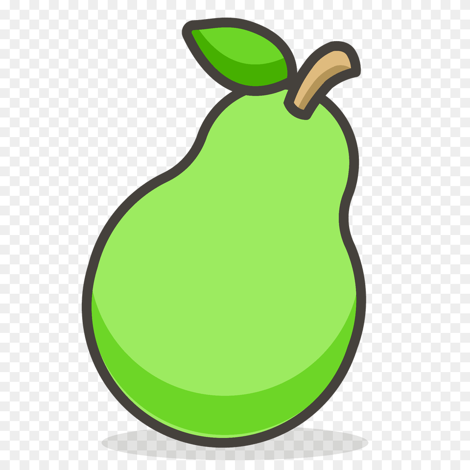 Pear Emoji Clipart, Food, Fruit, Plant, Produce Free Png