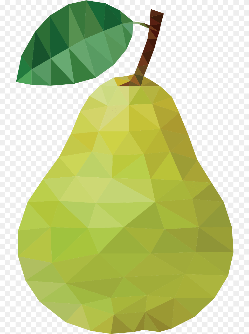 Pear Euclidean Vector Fruit Auglis Fruits In Geometrical Shapes, Food, Plant, Produce, Person Png Image
