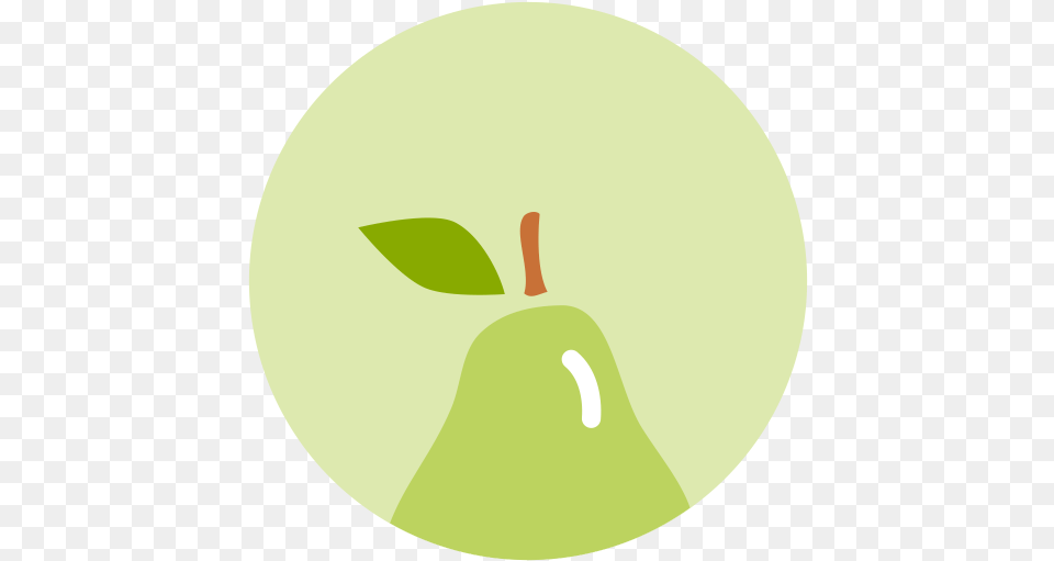 Pear Icon Minimal Fruit Iconset Alex T Circle, Produce, Plant, Food, Green Png
