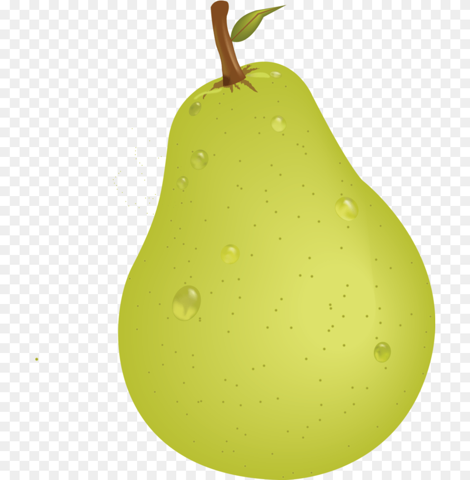 Pear Cartoon Pear, Food, Fruit, Plant, Produce Png Image