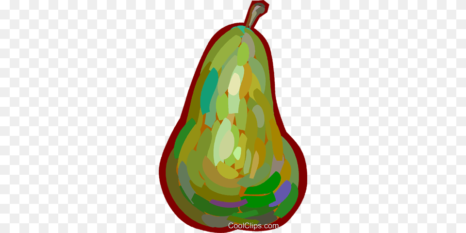 Pear Royalty Free Vector Clip Art Illustration, Food, Fruit, Plant, Produce Png