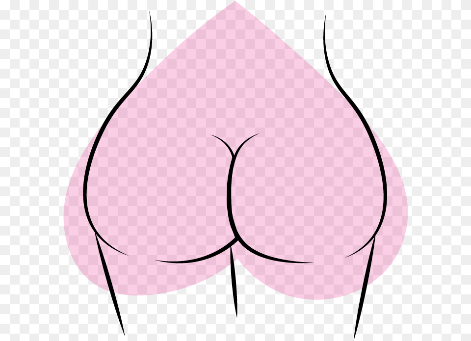 Pear Shaped Butt Pear Butt, Cushion, Home Decor, Clothing, Underwear Free Png