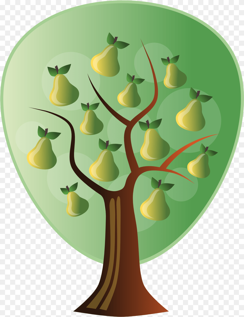 Pear Tree Clipart Translucent Pear Tree Clipart Pear Tree Clipart, Food, Fruit, Plant, Produce Free Png Download