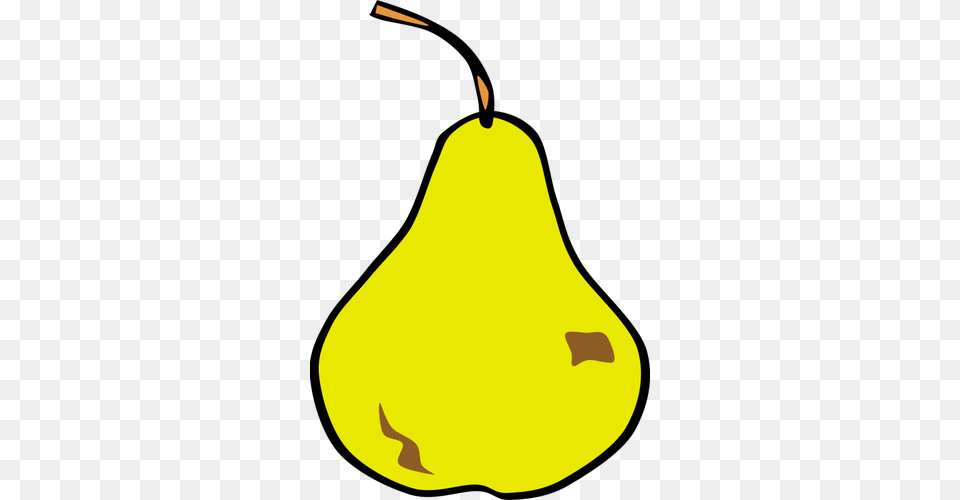 Pear Vector Clip Art, Produce, Food, Fruit, Plant Free Png Download