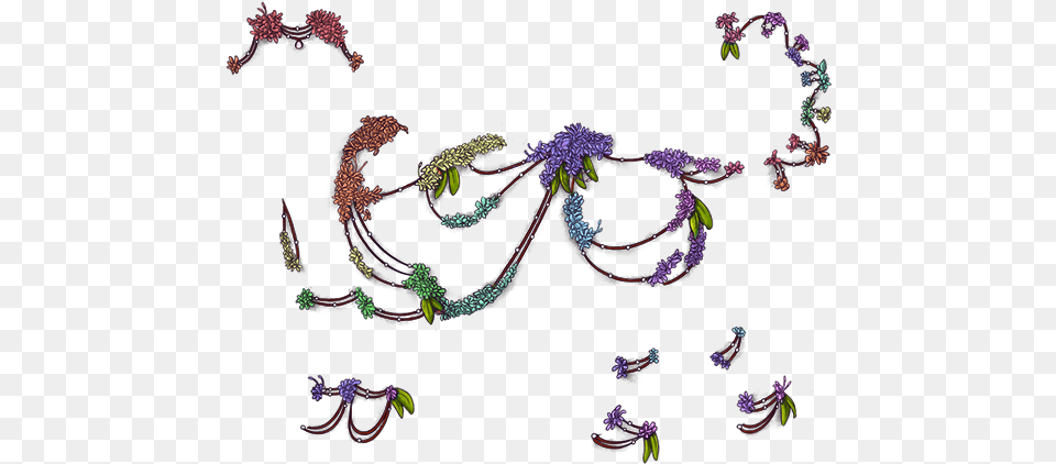 Pearl And Flower Ornaments Lioden, Art, Pattern, Graphics, Floral Design Free Transparent Png