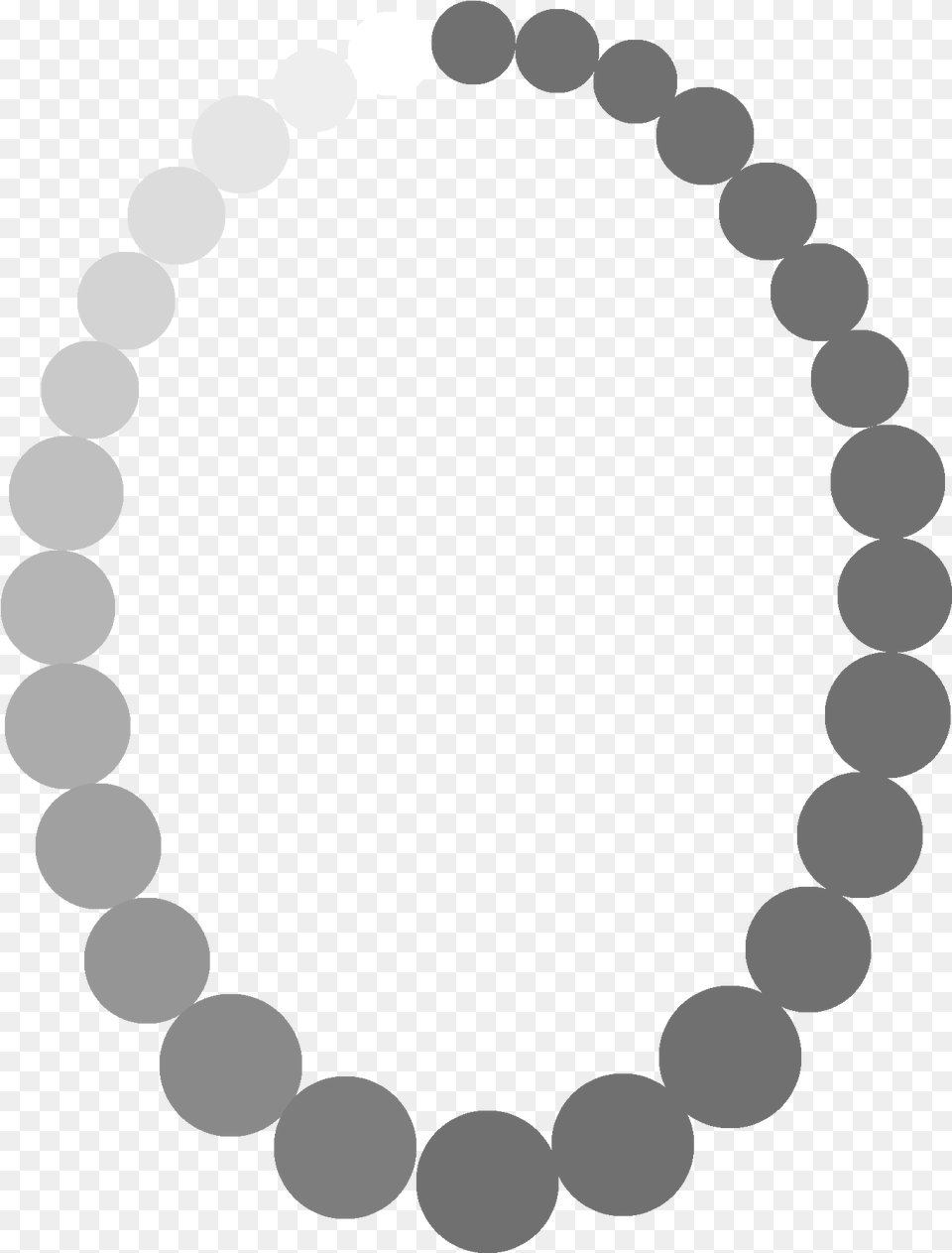 Pearl Chain Chrome Hearts 6mm Bead Bracelet, Accessories, Jewelry, Necklace, Oval Free Png Download