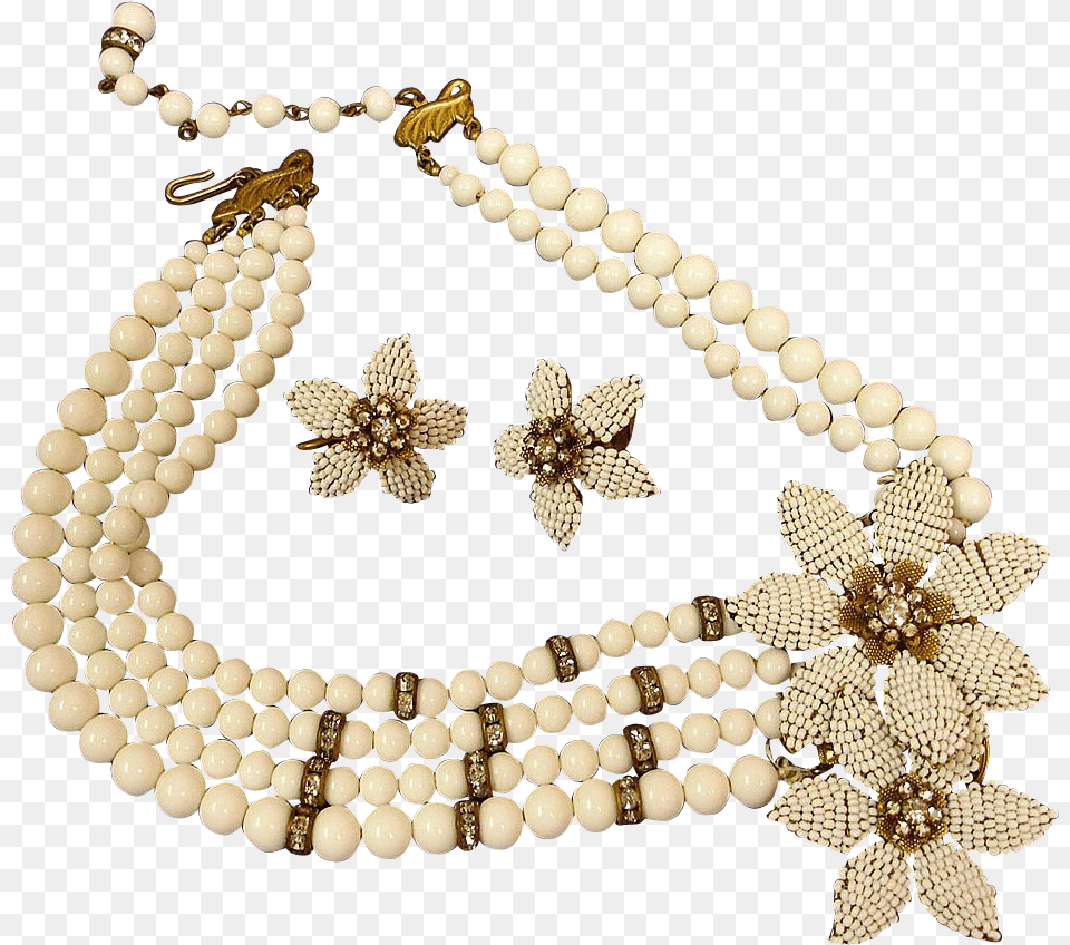 Pearl Earring Necklace Bracelet Body Jewellery Necklace, Accessories, Bead, Bead Necklace, Jewelry Png