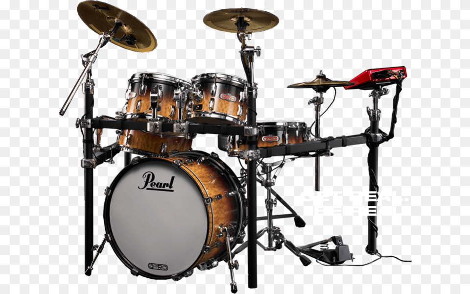 Pearl Epro Live Drums Pearl E Pro Live Electronic Drumset With E Classic, Musical Instrument, Percussion, Drum Png Image