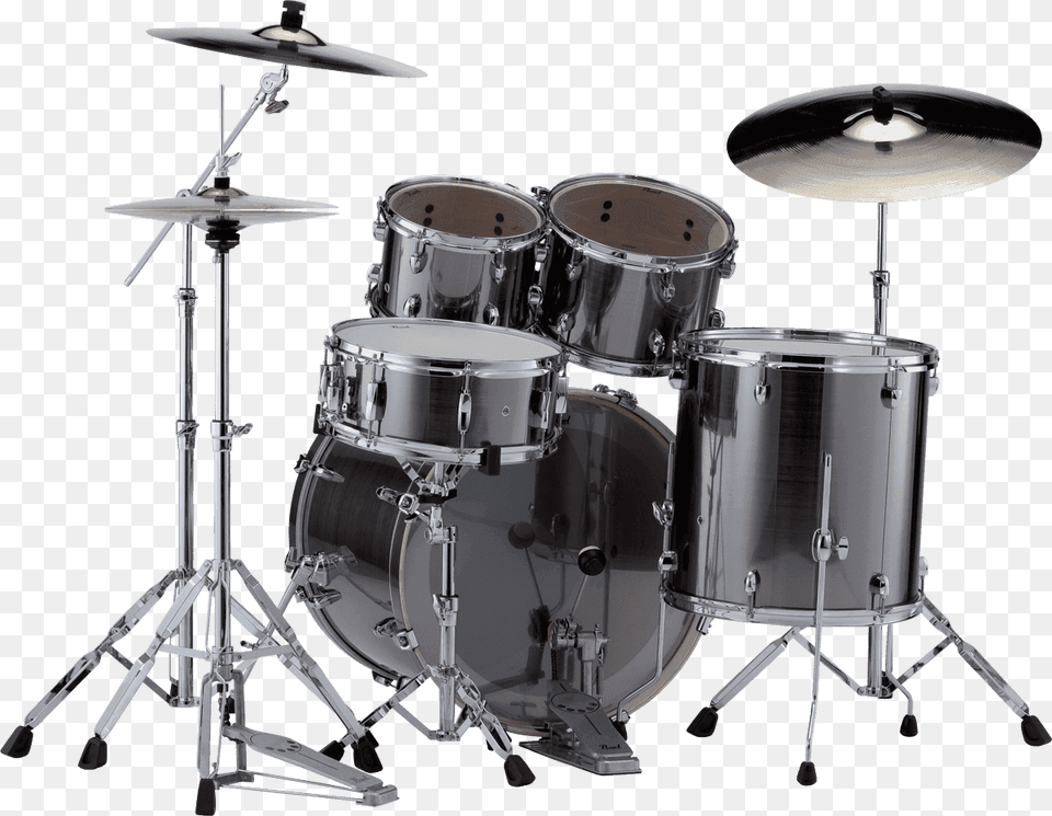 Pearl Export Rock Pearl Export Fusion 20 Smokey Chrome, Drum, Musical Instrument, Percussion Png Image
