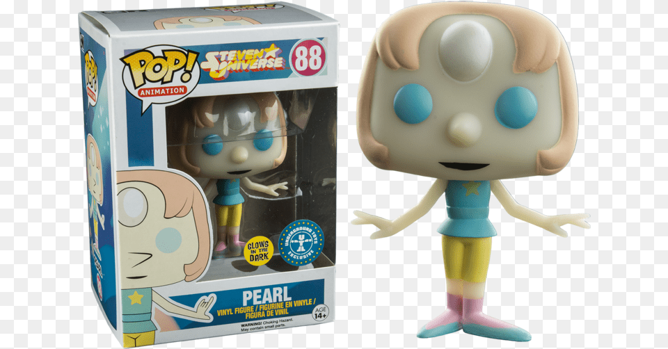 Pearl Glow In The Dark Pop Vinyl Figure Steven Universe Pearl Pop Figure, Baby, Person, Toy, Face Png Image