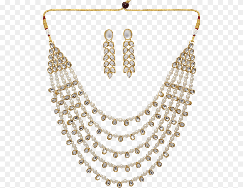 Pearl Gold Ear Single Chain, Accessories, Jewelry, Necklace, Earring Free Transparent Png