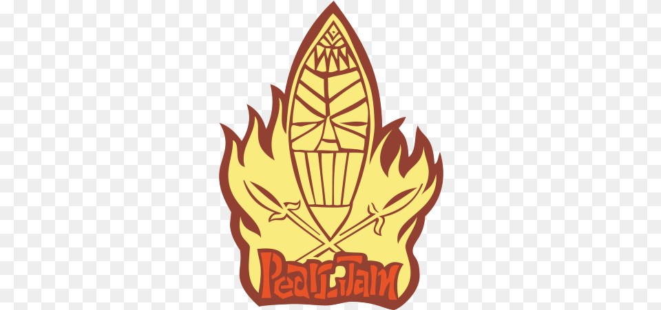 Pearl Jam Tiki God Logo Pearl Jam, Leaf, Plant, Baby, Fire Png Image