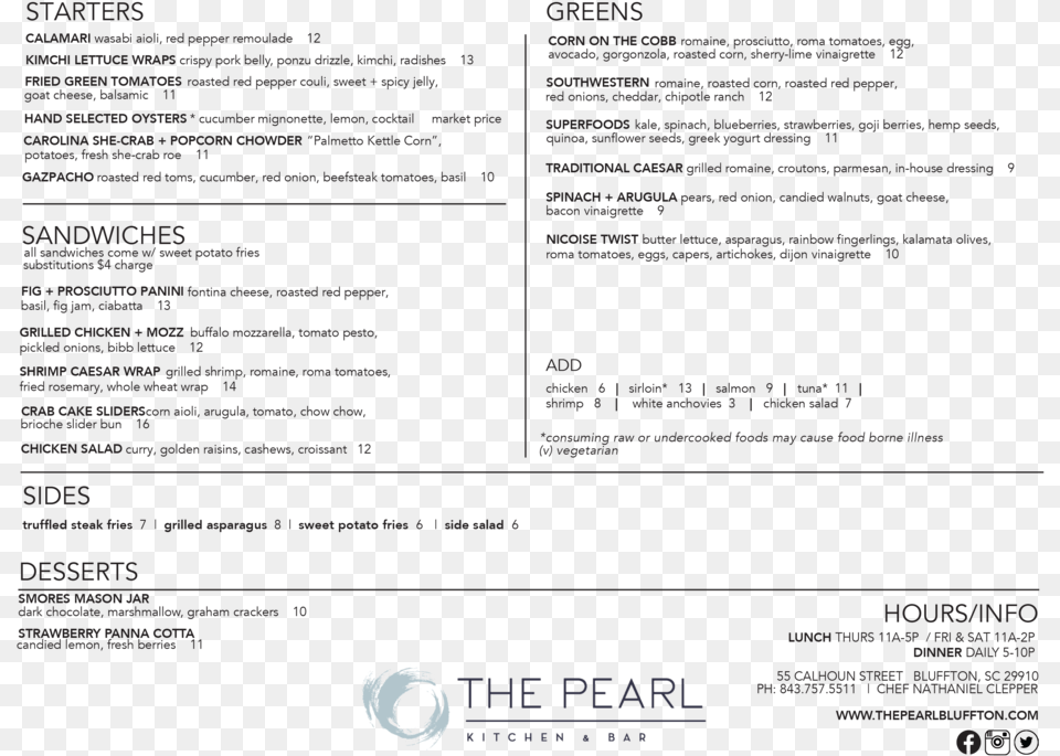 Pearl Lunch Portable Network Graphics, Text, Menu, Advertisement, Poster Free Png Download