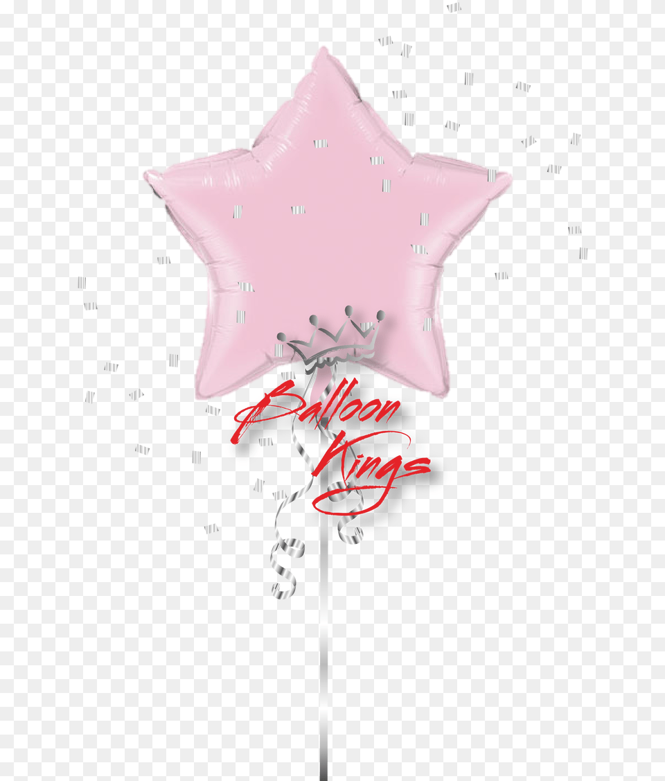 Pearl Pink Star Star Balloon, Animal, Fish, Sea Life, Shark Png Image