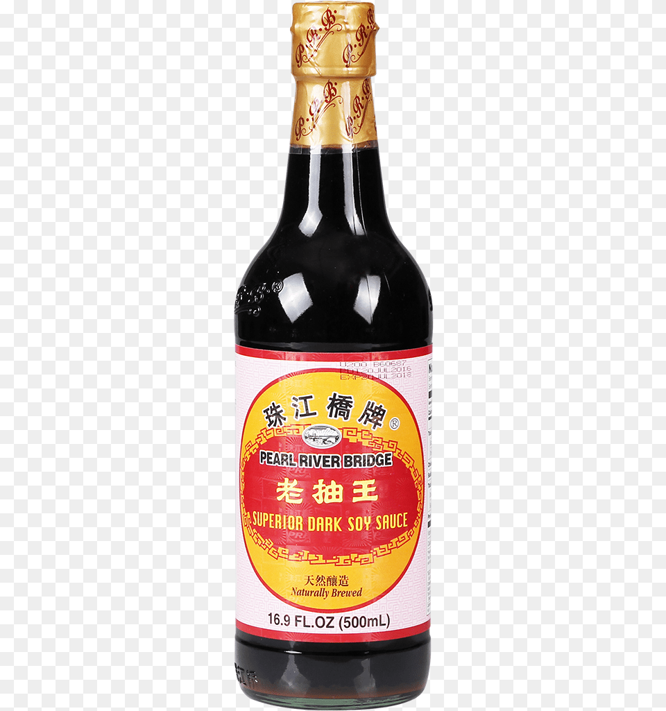 Pearl River Bridge Superior Light Soy Sauce Food, Alcohol, Beer, Beverage, Seasoning Png