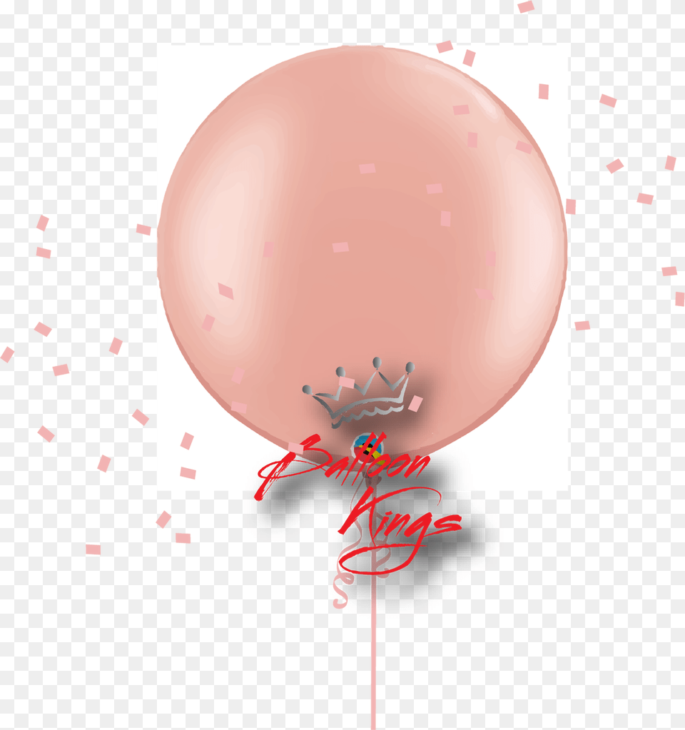 Pearl Rose Gold Gold And Pink Balloon Png Image
