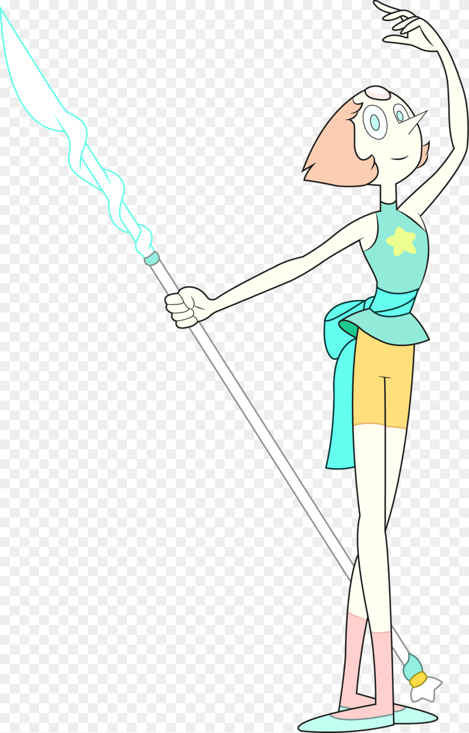 Pearl Steven Universe Download Cartoon, Weapon, Spear, Cleaning, Person Free Transparent Png